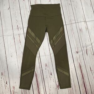 Lorna Jane Army Green Go Between Core A/B Tight - Green